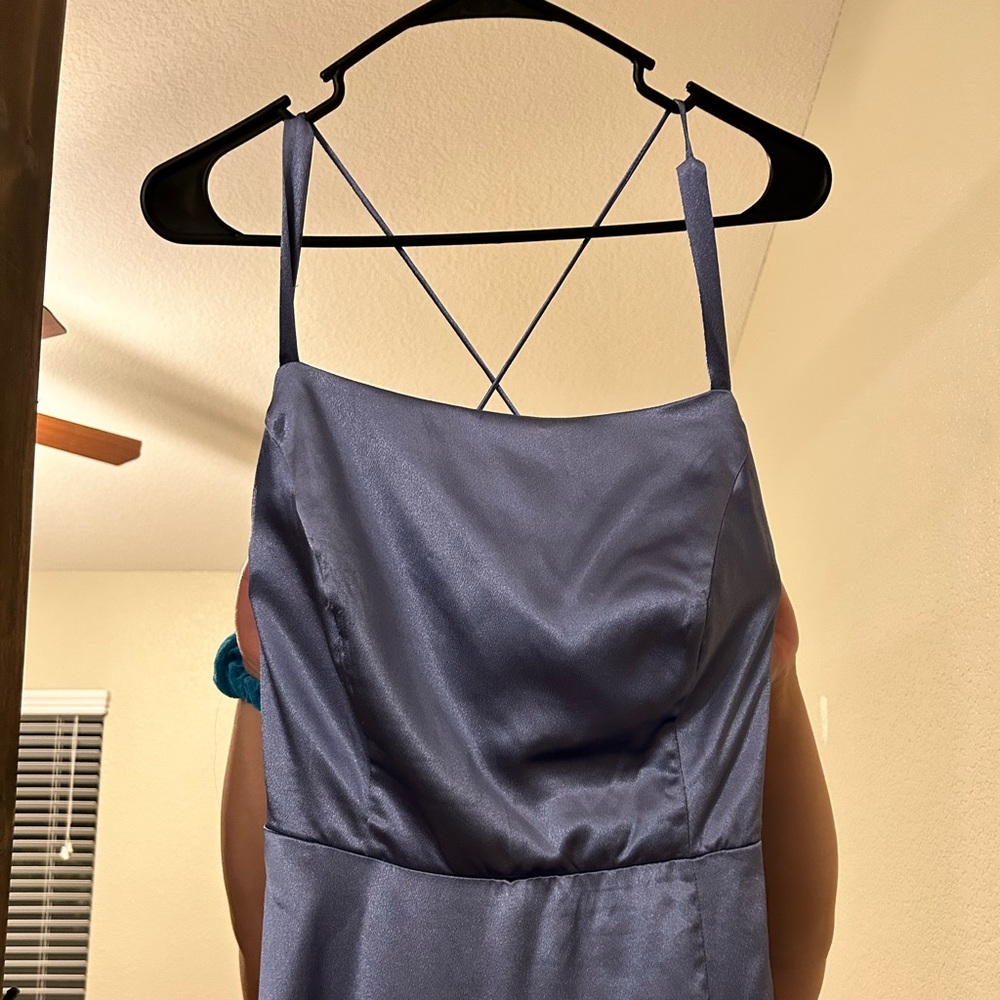 Lavender Long Formal Prom Dress